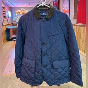 Men’s Vineyard Vines parka. Size men’s medium. Color is blue.